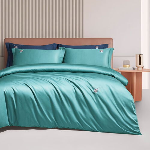 富安娜家紡 60s貢緞天絲雙面床品套件，夏日舒適睡眠之選